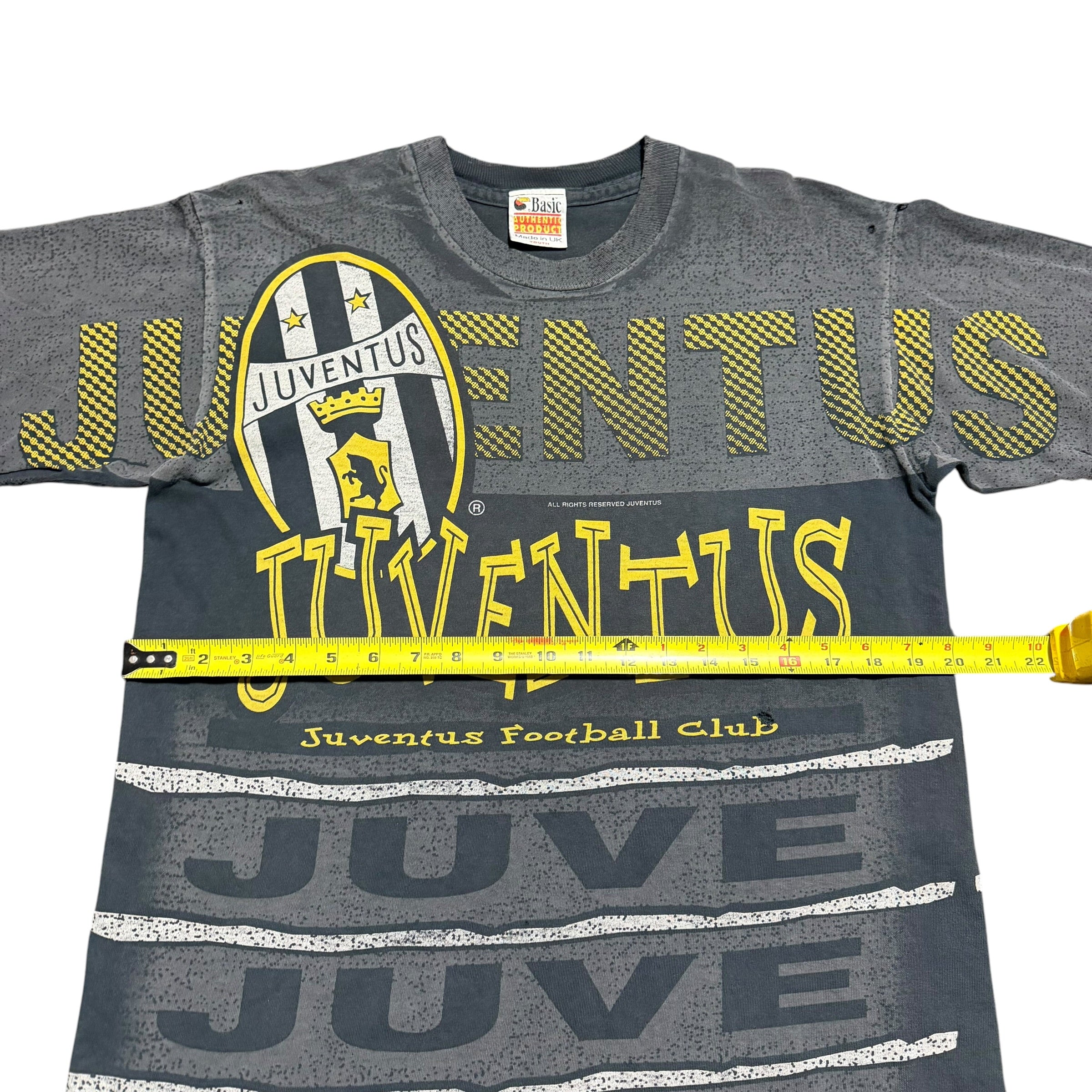 1990s Juventus Spell Out AOP Serie A Italy