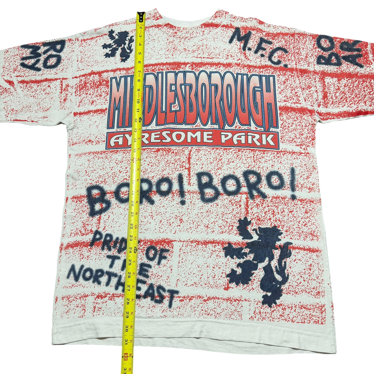 1994 Middlesborough Graffiti Brick EPL AOP