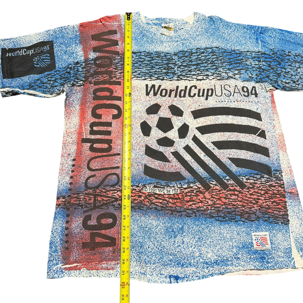 1994 World Cup USA Magic Johnson Blue & Red AOP