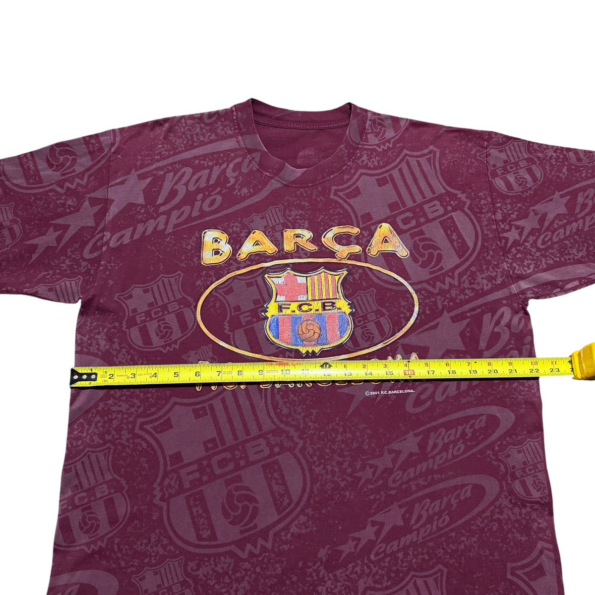 2001 FC Barcelona Logo La Liga AOP