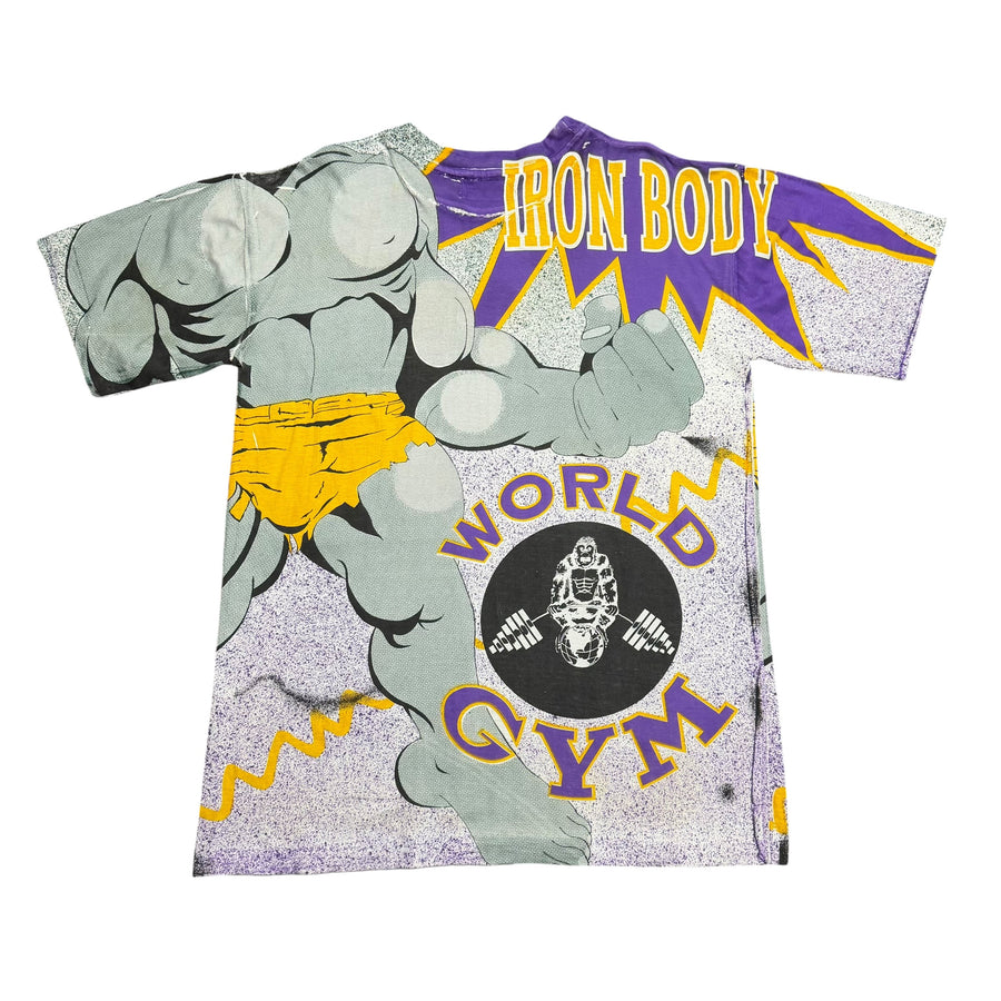 1990s Iron Body World Gym AOP