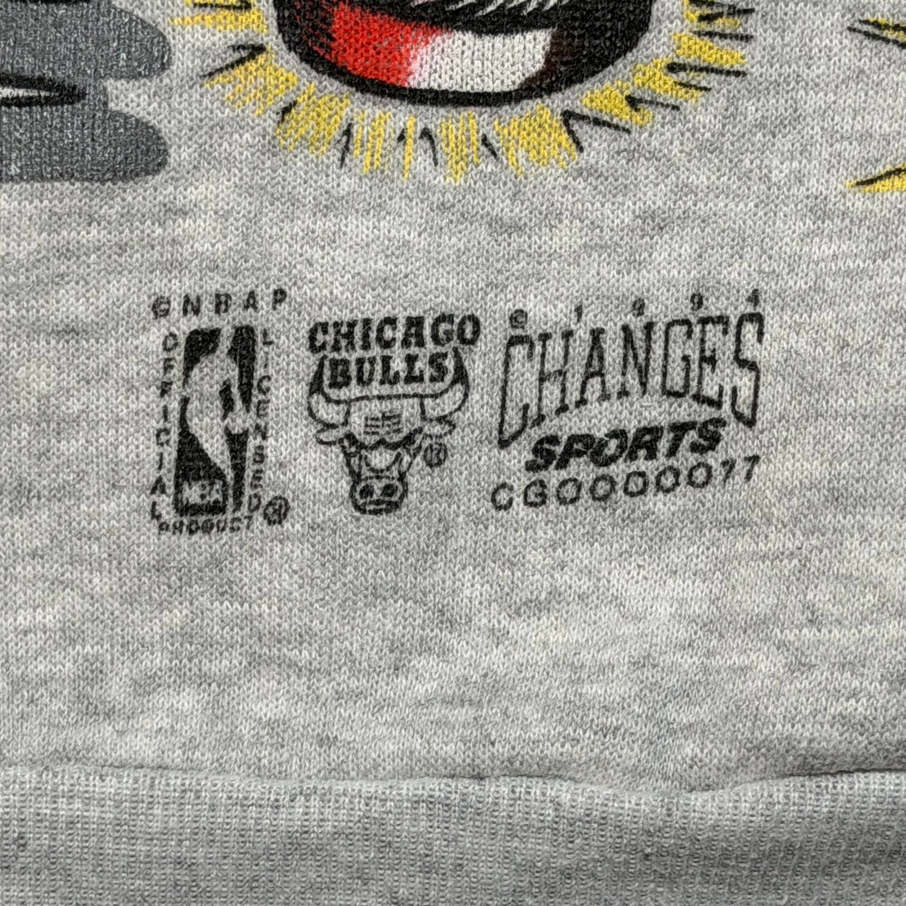 1994 Chicago Bulls Buff Guy Explosion NBA Crewneck