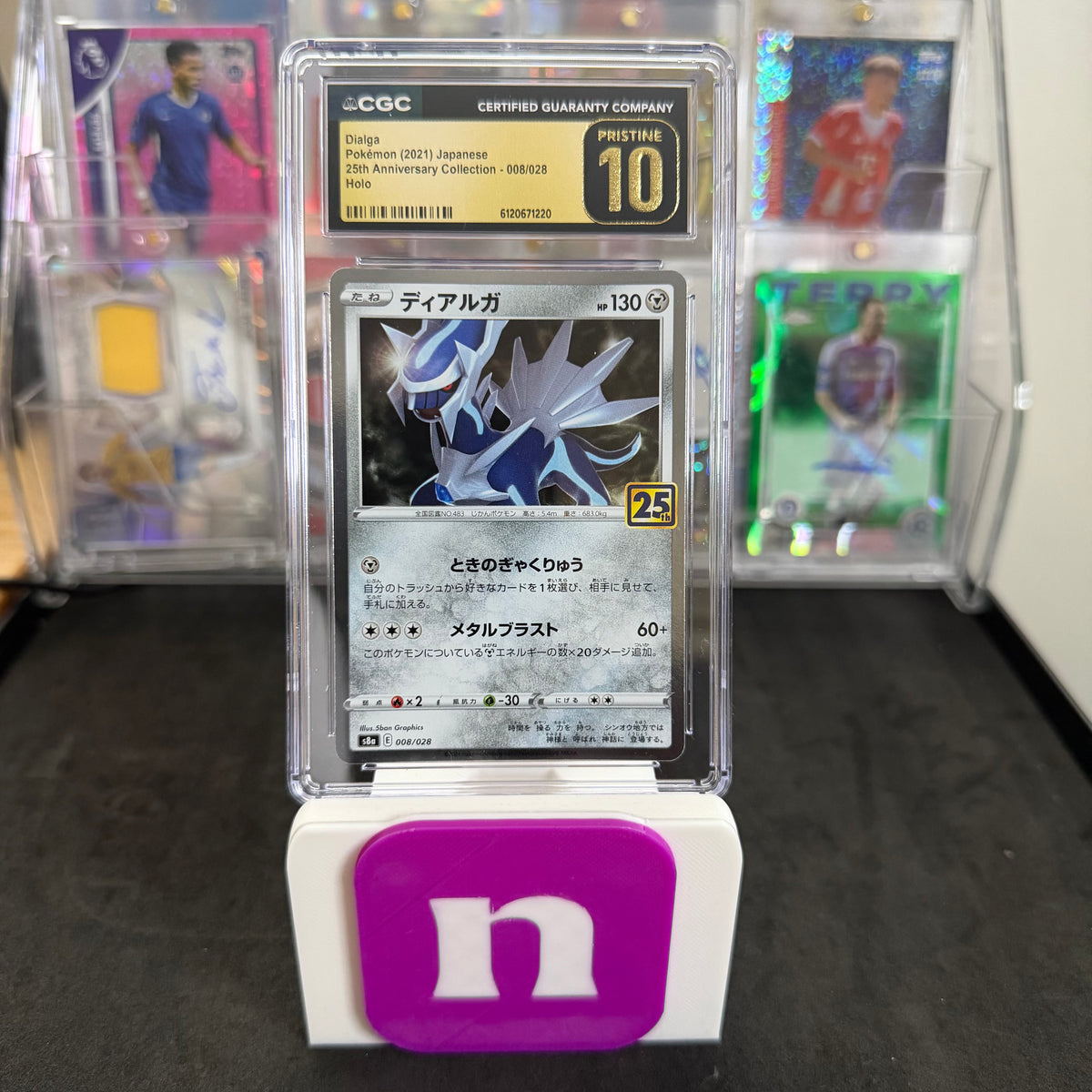 2021 Dialga Japanese 25th Anniversary Collection 008/028 Holo CGC Pristine 10