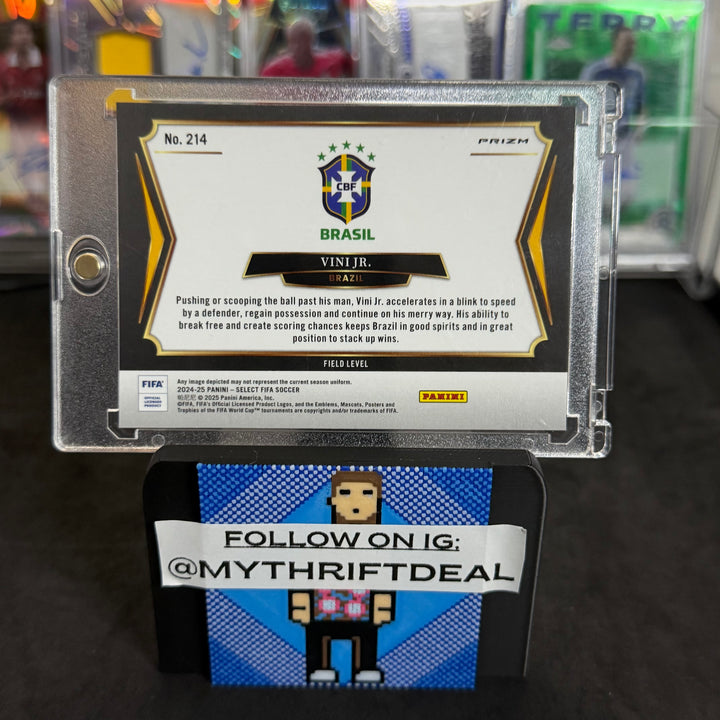 2024-25 Panini Vini Jr Brazil Honeycomb Field Level SSP Card