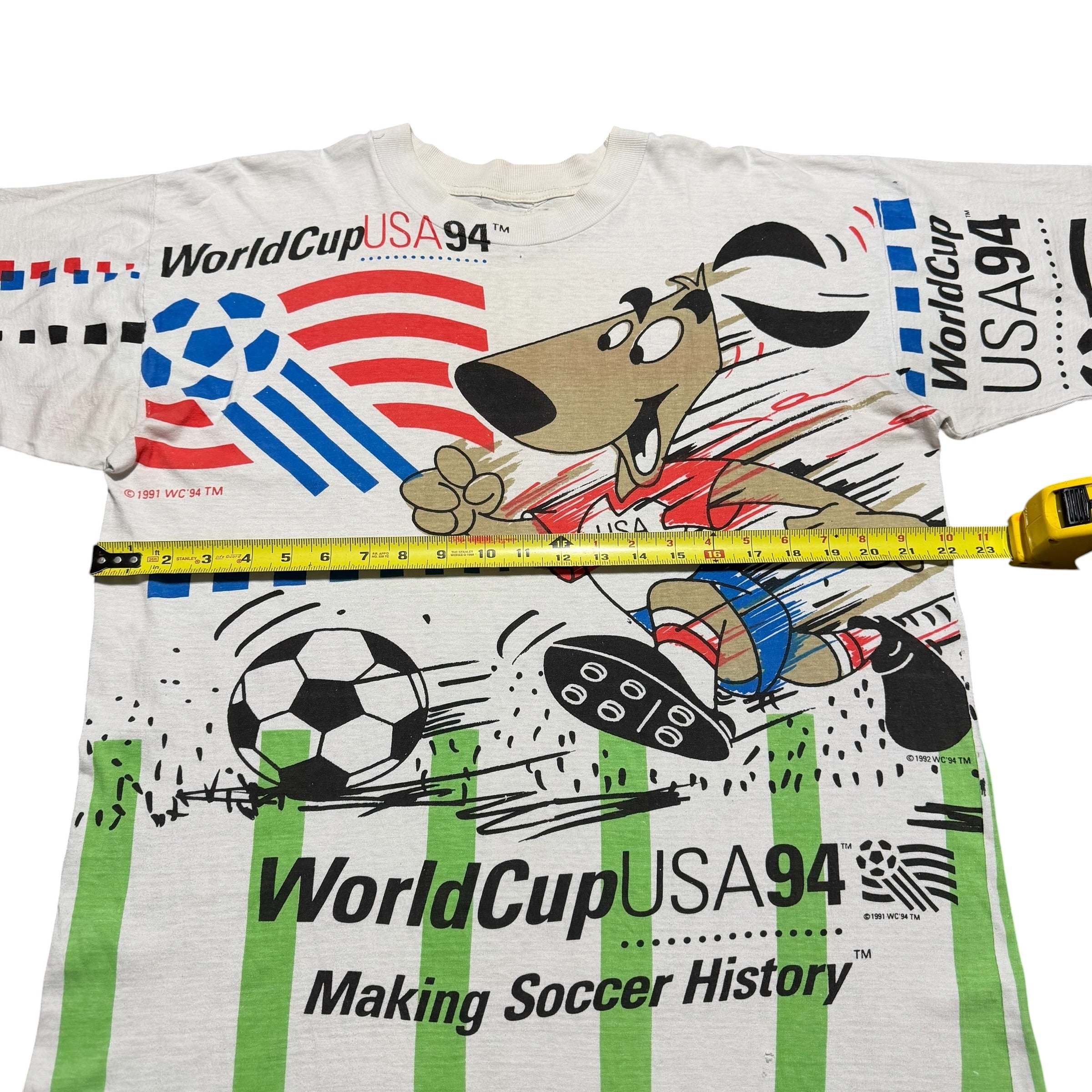 1994 World Cup Striker In The Grass Magic Johnson USA AOP