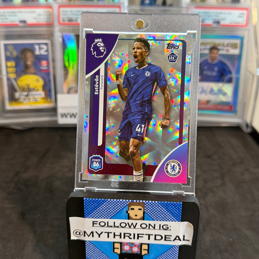 2025-26 Estevao Chelsea Topps Premier League Image Variation RC Card
