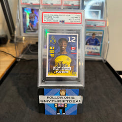 2024-2025 Promise David Canada Panini Belgian Pro League Union SG On Card Autograph PSA 8 Rookie Sticker