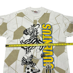 1990s Juventus Serie A Zebra Logo Hero AOP