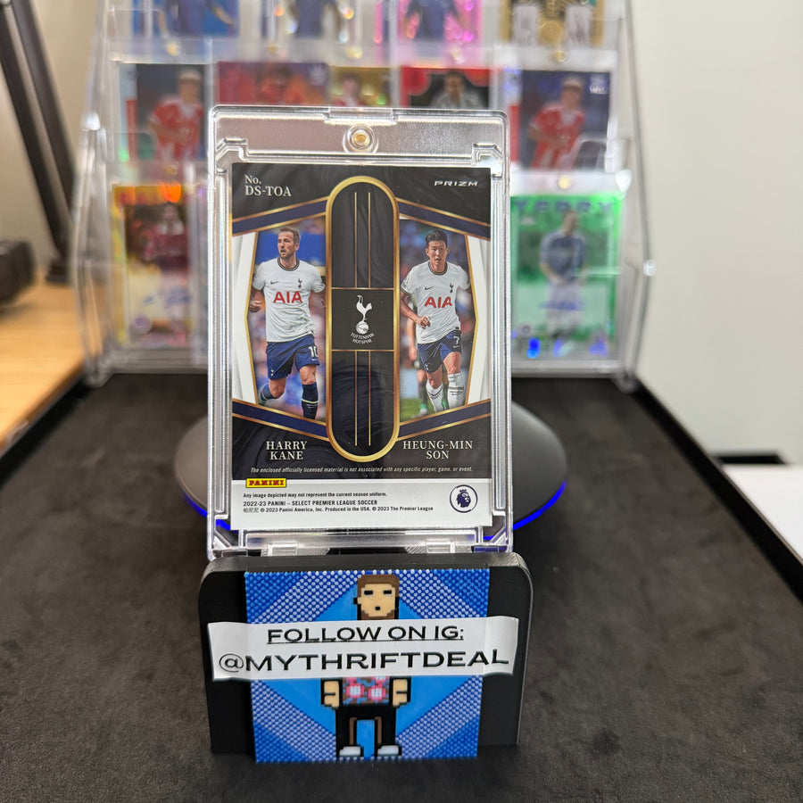 2022-23 Panini Harry Kane Heung Min Son Dual Patch Tottenham EPL Card