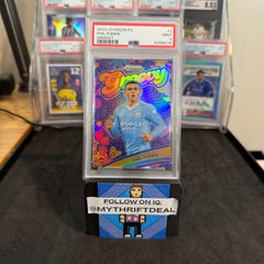 2023-24 Phil Foden Manchester City Panini Prizm EPL Groovy SSP Case Hit PSA 9 Card