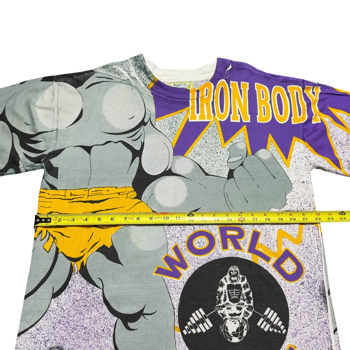 1990s Iron Body World Gym AOP
