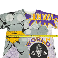 1990s Iron Body World Gym AOP