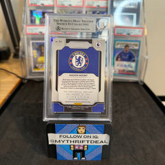 2019-20 Mason Mount Chelsea Panini Prizm EPL RC On Card Autograph Beckett Authenticated
