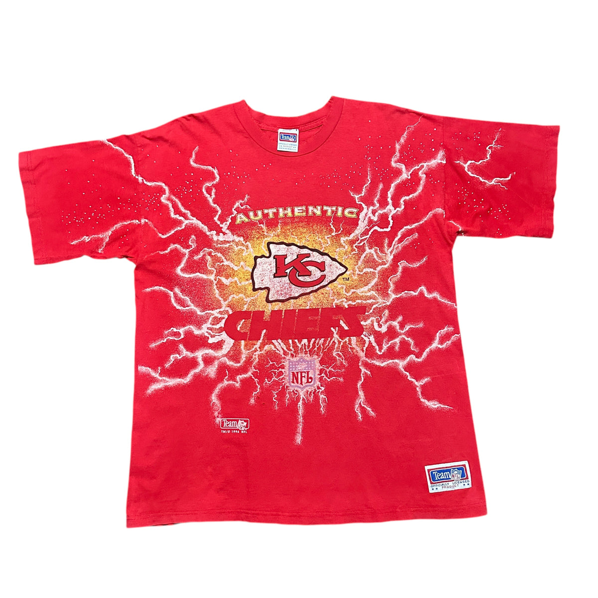 1996 Kansas City Chiefs NFL Lightning Thunder