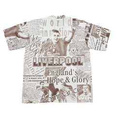 2001 Liverpool FC Steven Gerrard England AOP
