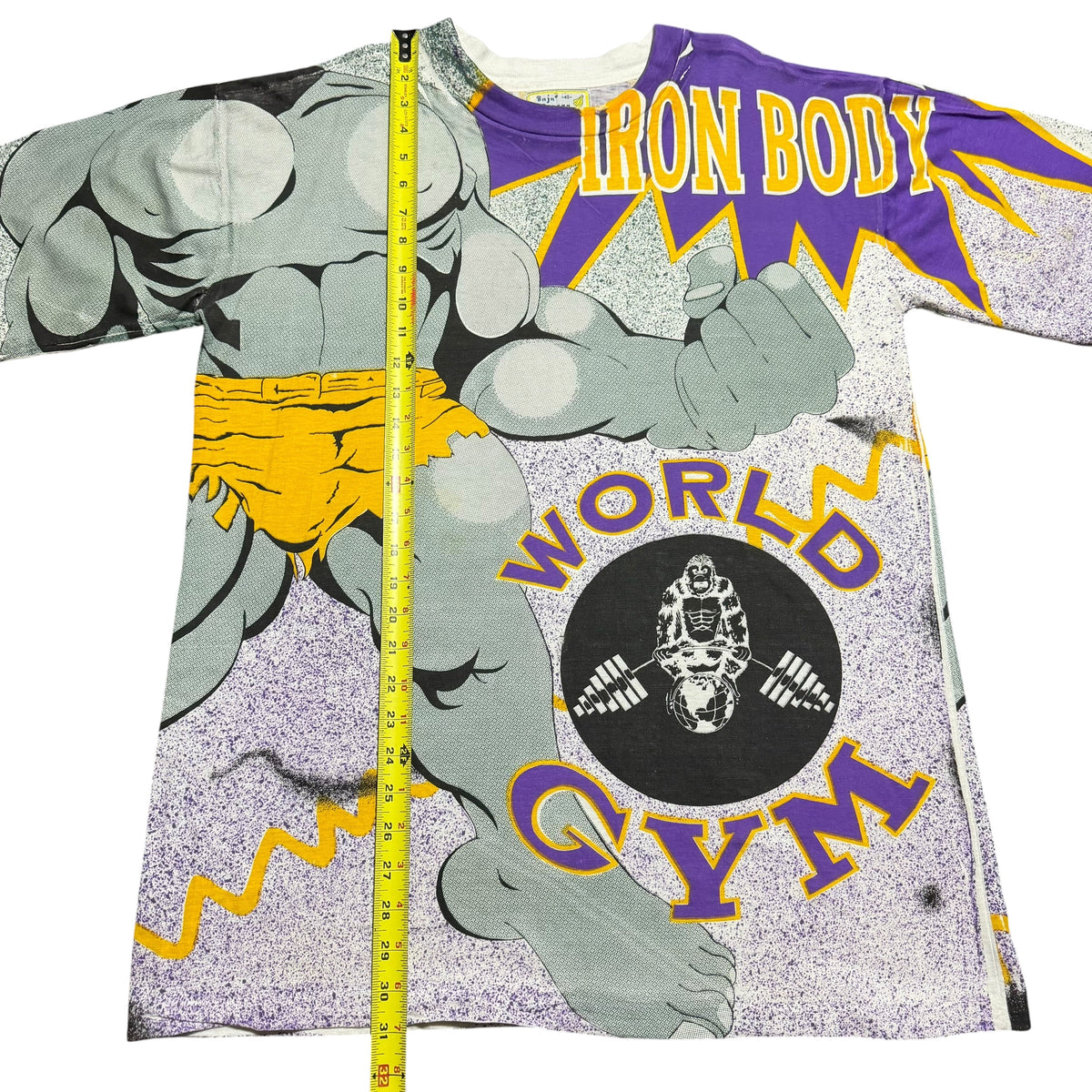1990s Iron Body World Gym AOP