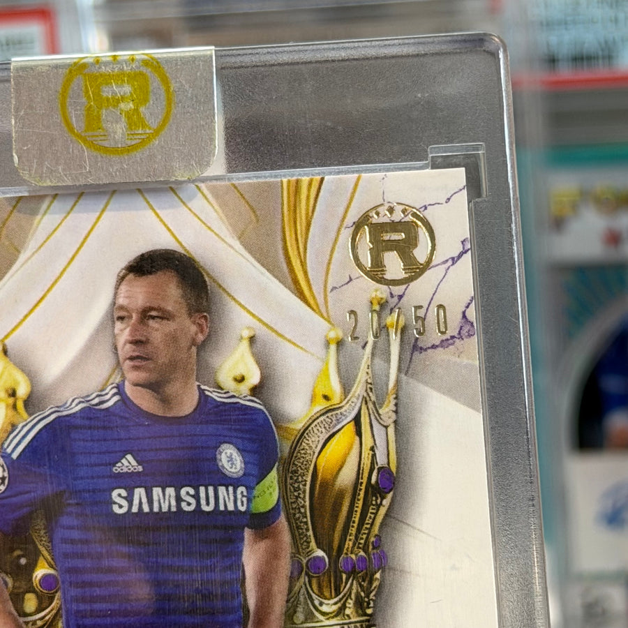 2024-25 John Terry Chelsea Topps Reverence UCC Crowned Legend Autograph /50 Card (20/50)