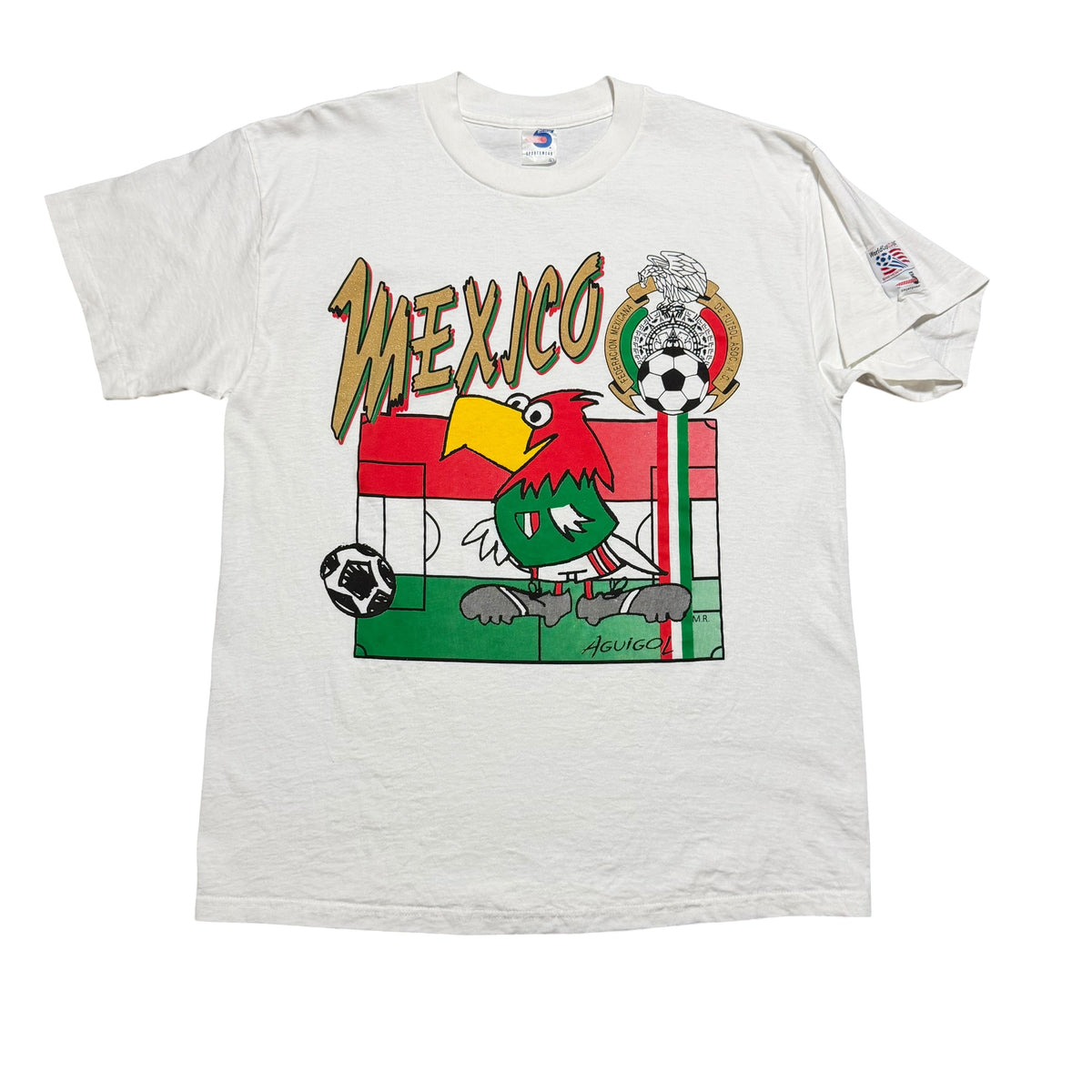 1994 World Cup Mexico Aguigol Mascot Flag
