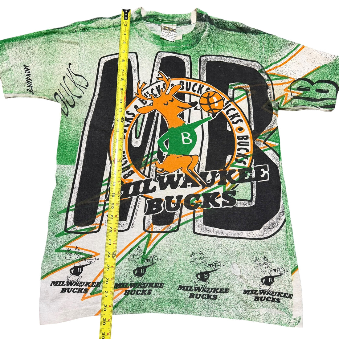 1990s Magic Johnson Milwaukee Bucks NBA AOP