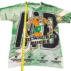 1990s Magic Johnson Milwaukee Bucks NBA AOP