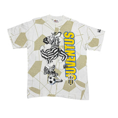 1990s Juventus Zebra Mascot Serie A AOP