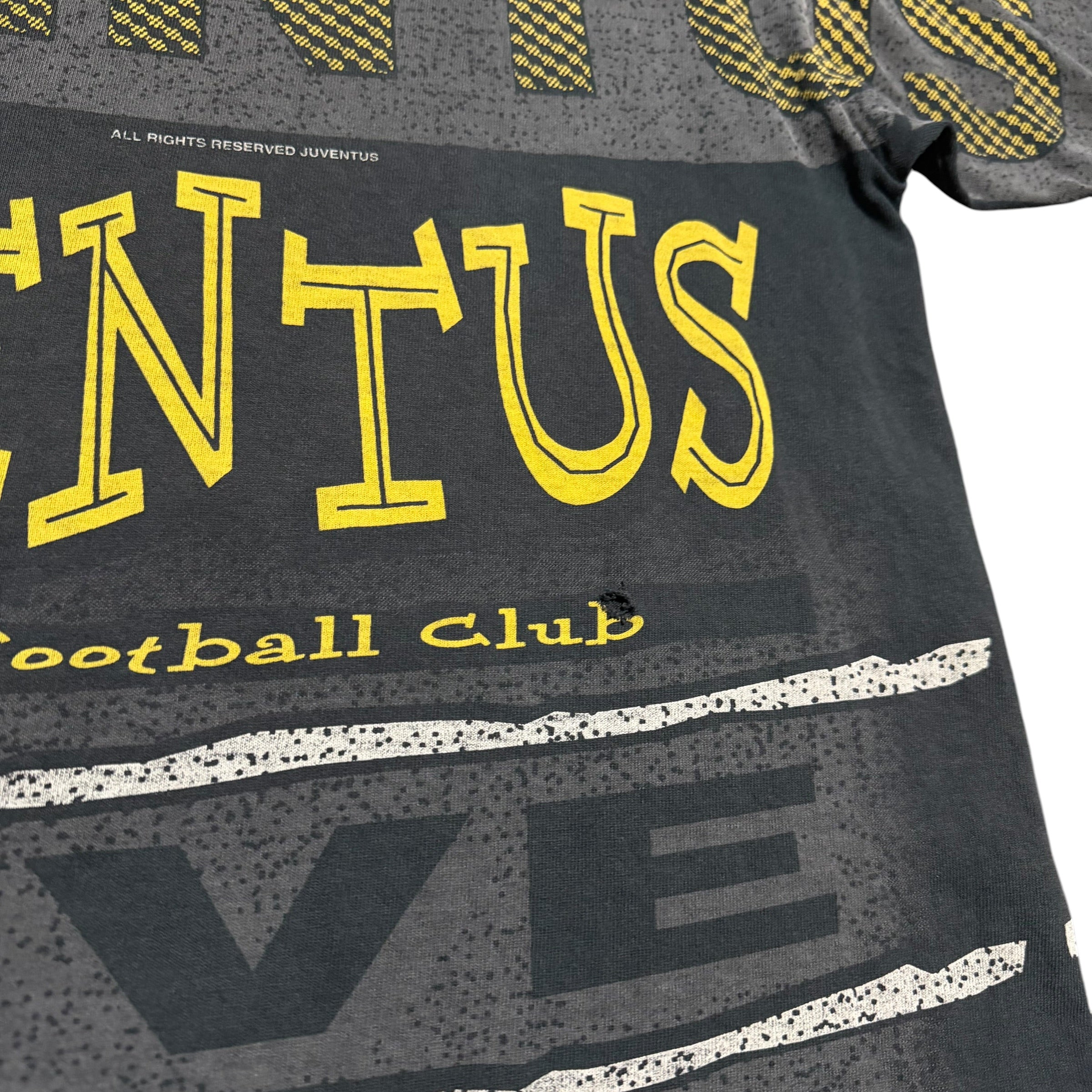 1990s Juventus Spell Out AOP Serie A Italy