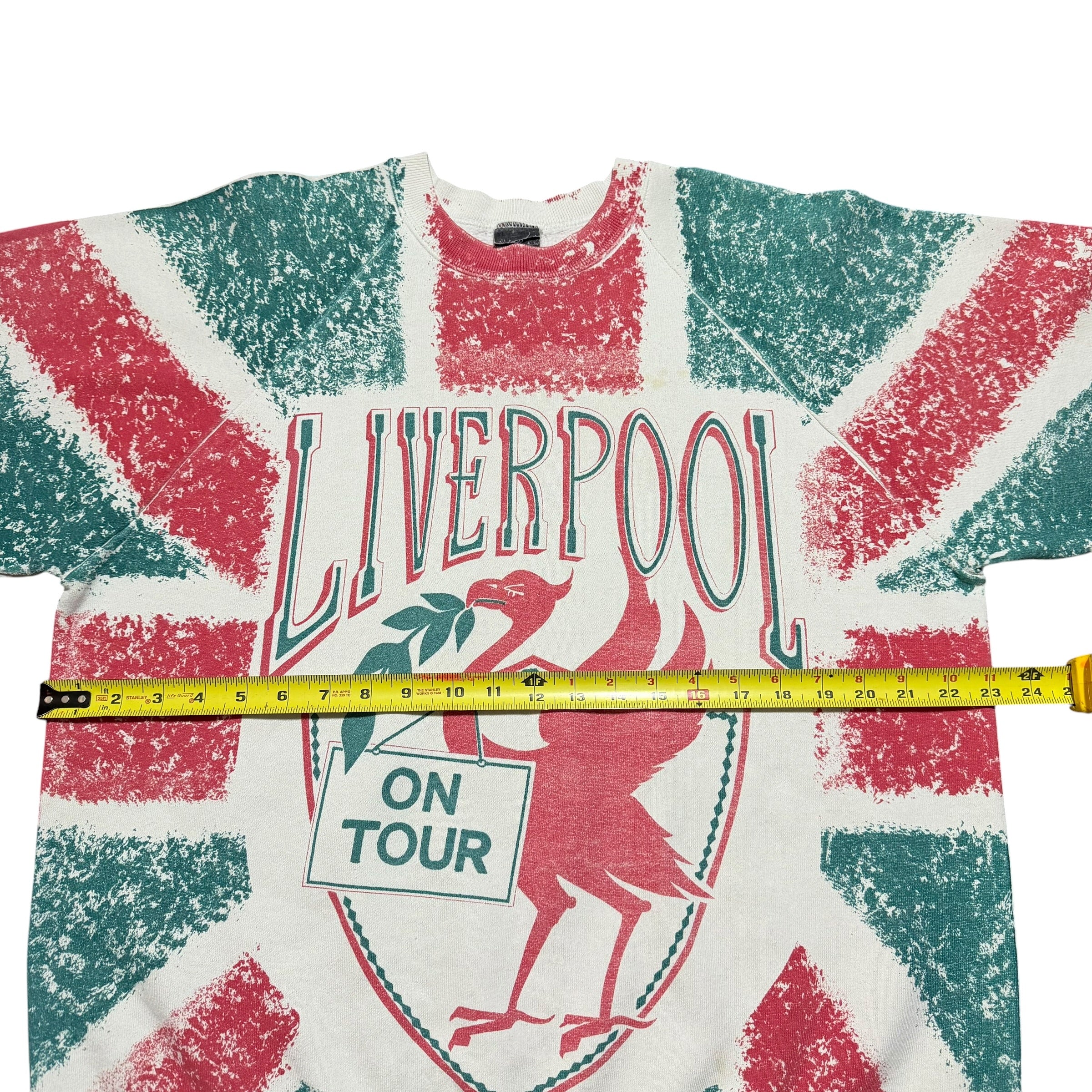 1990s Liverpool FC Crewneck England AOP