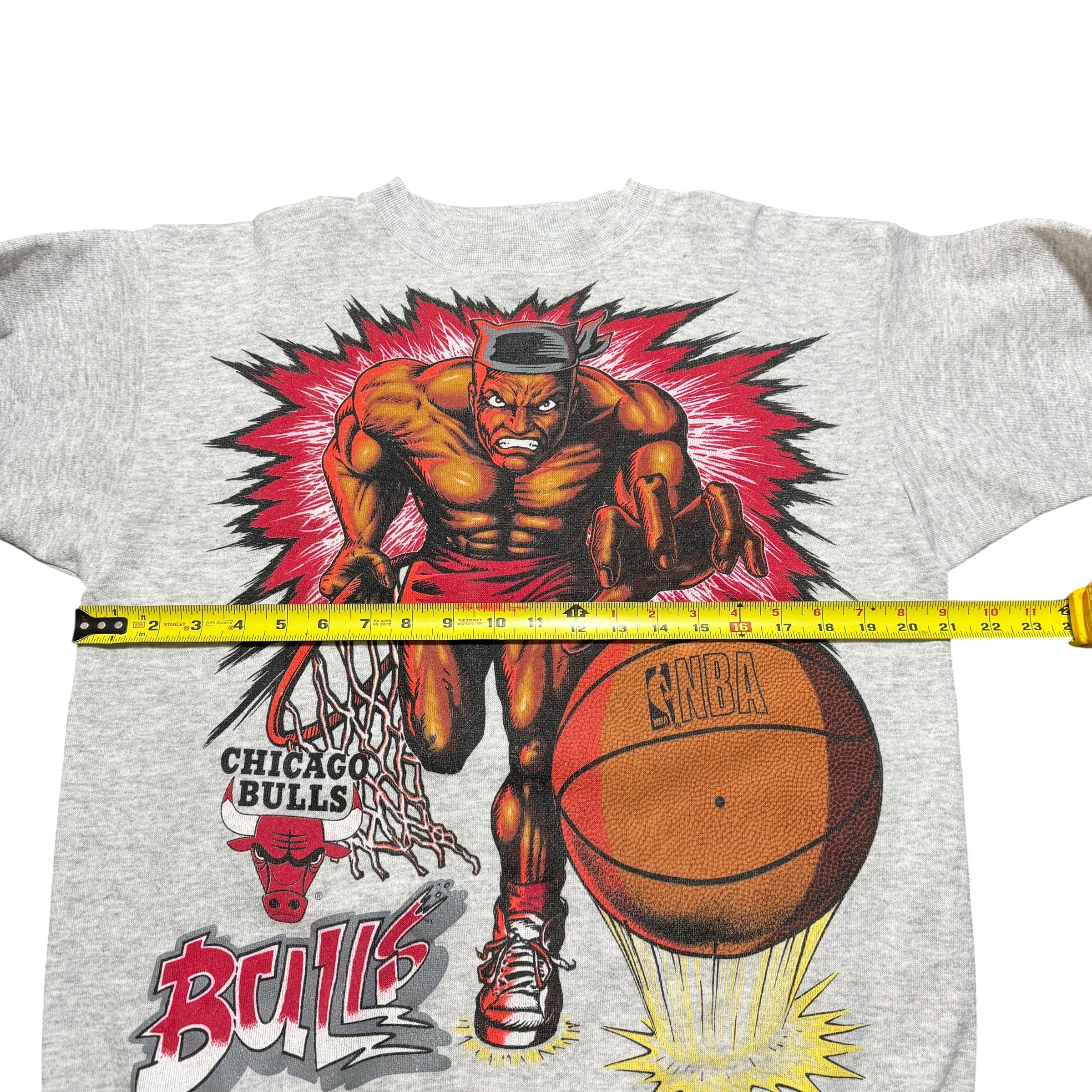 1994 Chicago Bulls Buff Guy Explosion NBA Crewneck