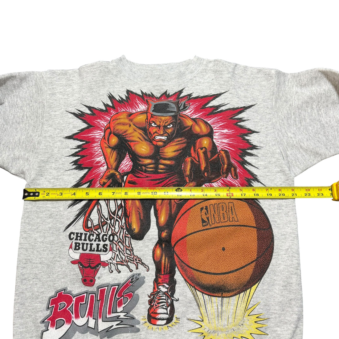 1994 Chicago Bulls Buff Guy Explosion NBA Crewneck