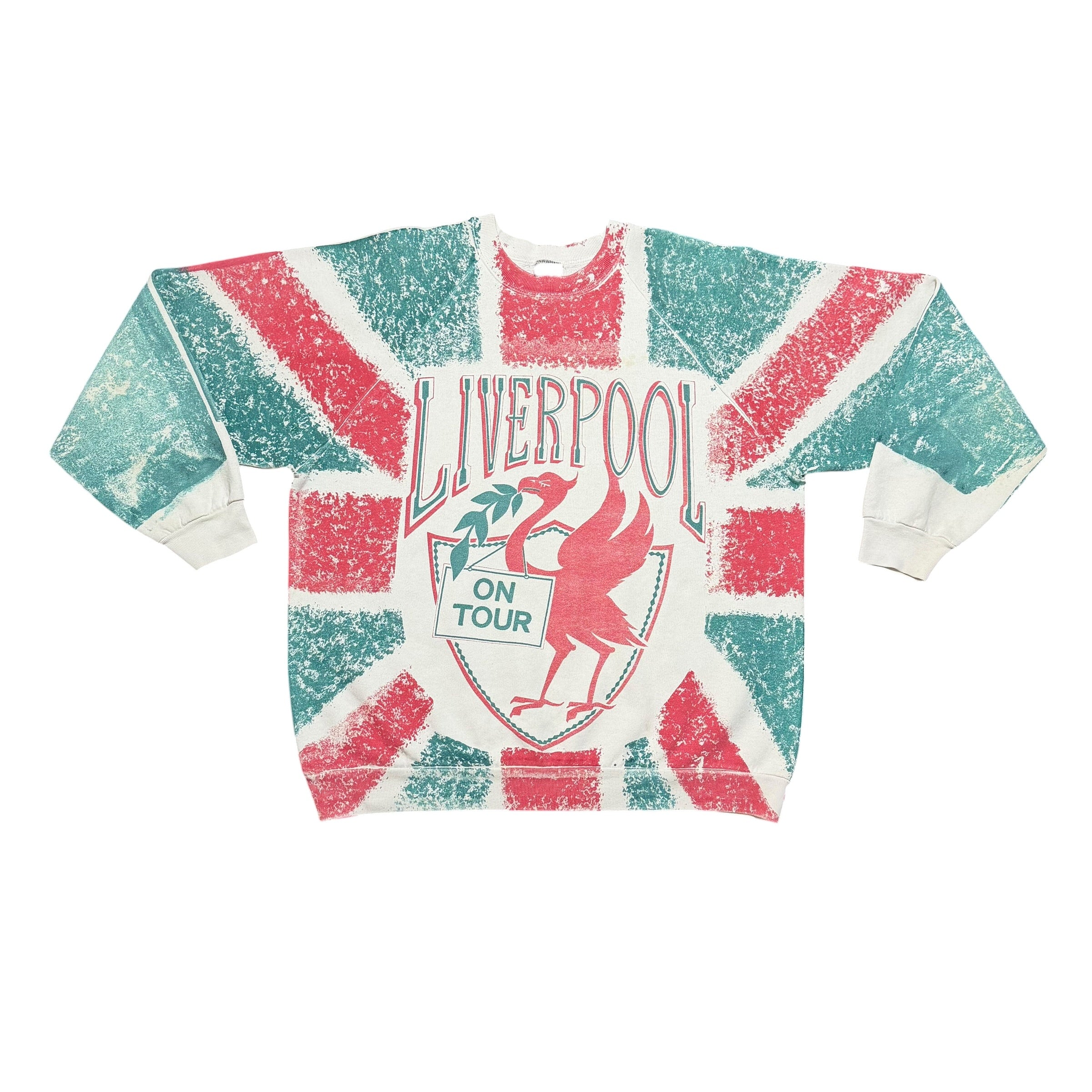 1990s Liverpool FC Crewneck England AOP