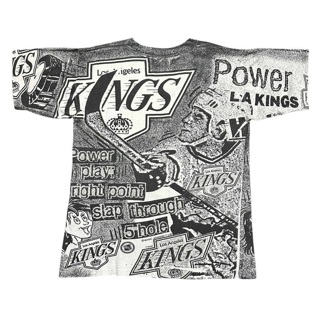 1991 Magic Johnson Los Angeles LA Kings NHL AOP