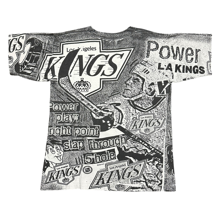 1991 Magic Johnson Los Angeles LA Kings NHL AOP