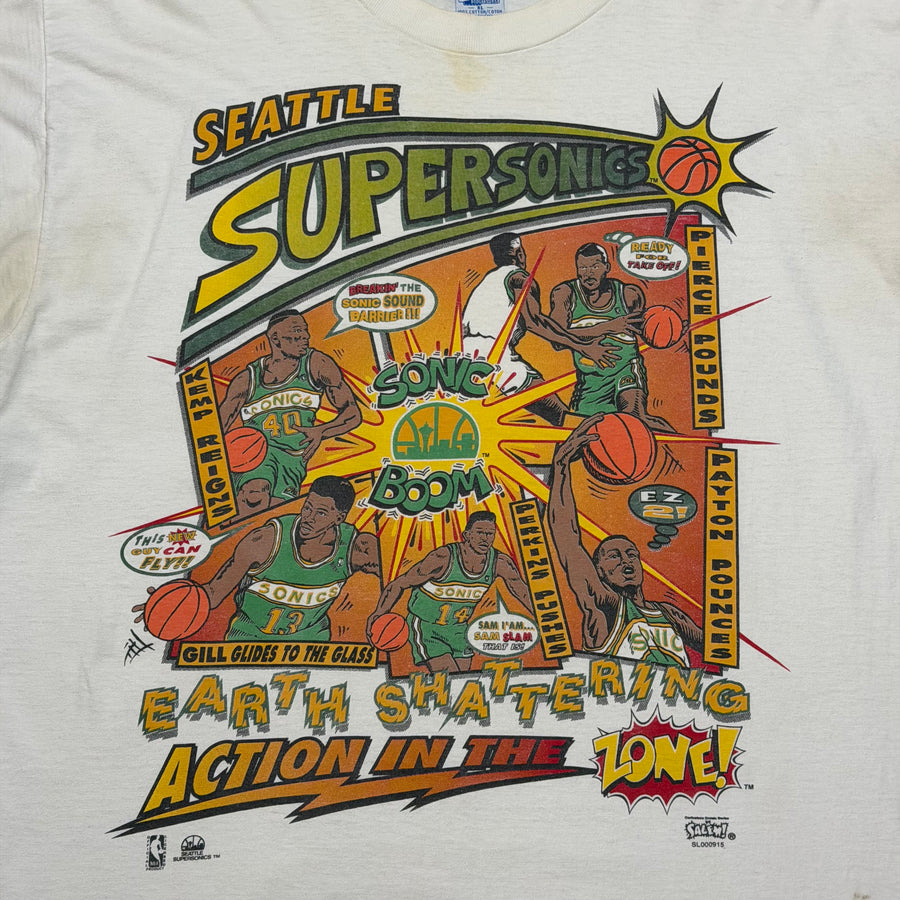 1990s Salem Comic Seattle SuperSonics NBA