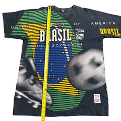 1994 World Cup Brazil Brasil USA Kick Ball Flag AOP