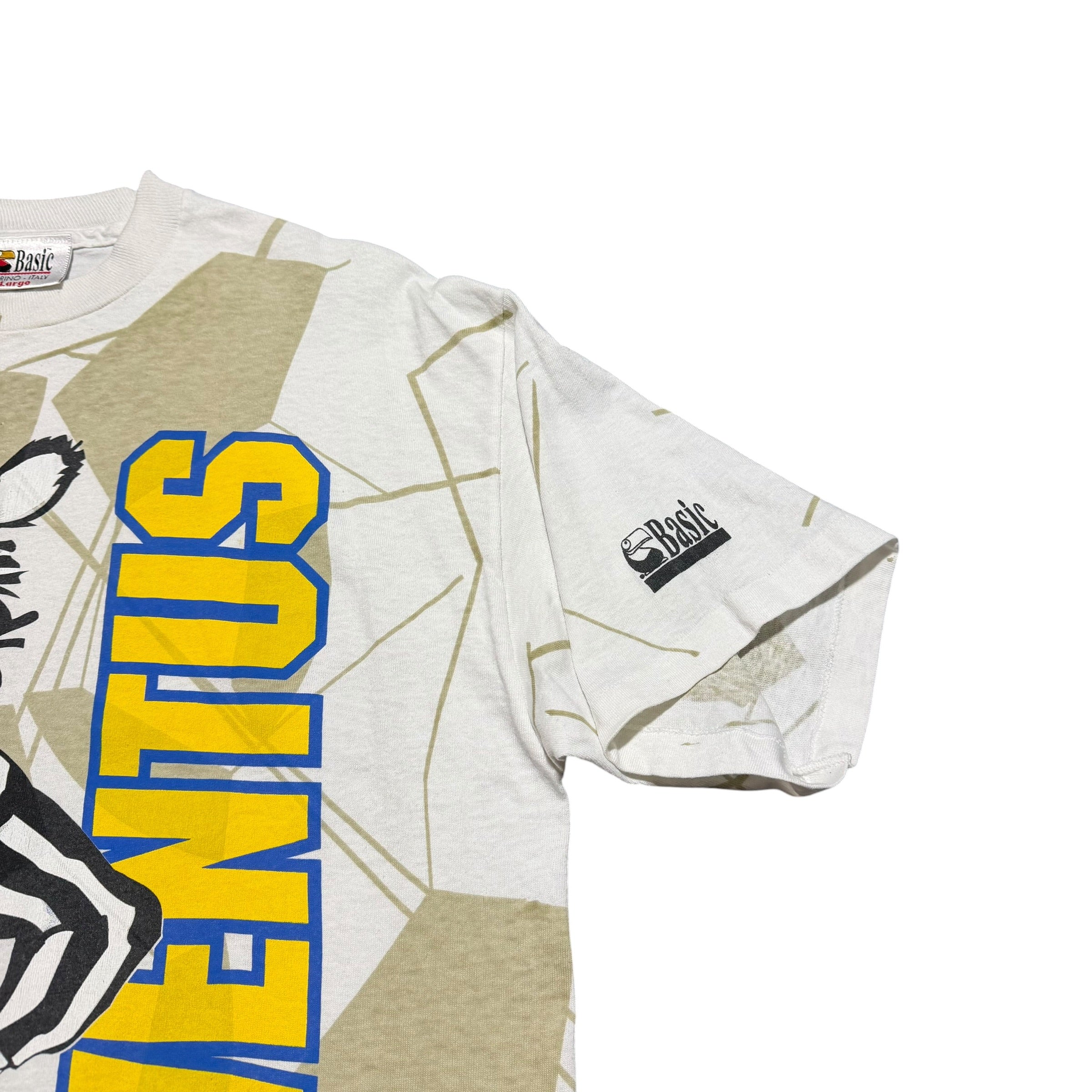 1990s Juventus Zebra Mascot Serie A AOP