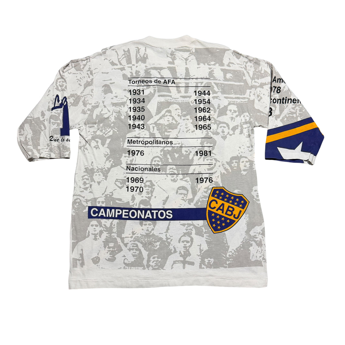 1990s Boca Juniors Jr Crowd AOP Wraparound Argentina