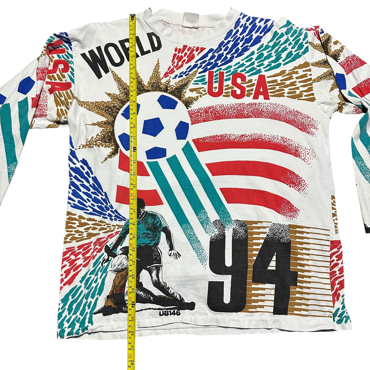 1994 World Cup USA Long Sleeve Color Block AOP