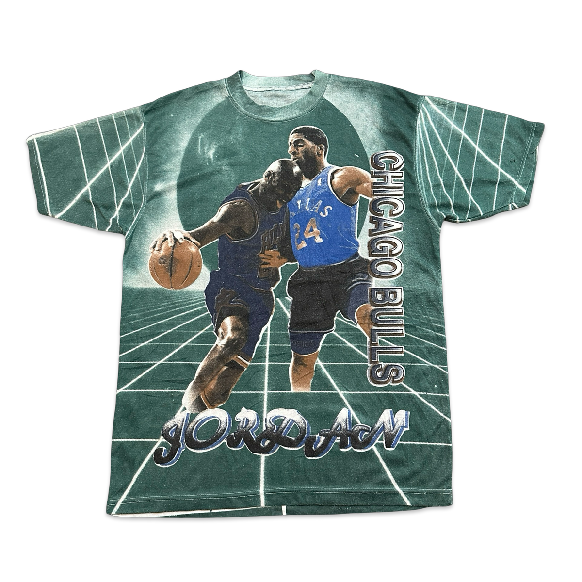 1990s Michael Jordan Green AOP NBA