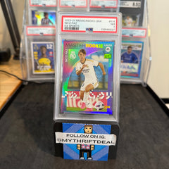 2023 Nico Paz Real Madrid Panini Megacracks La Liga EA Sports Master Rookie PSA 7 Card