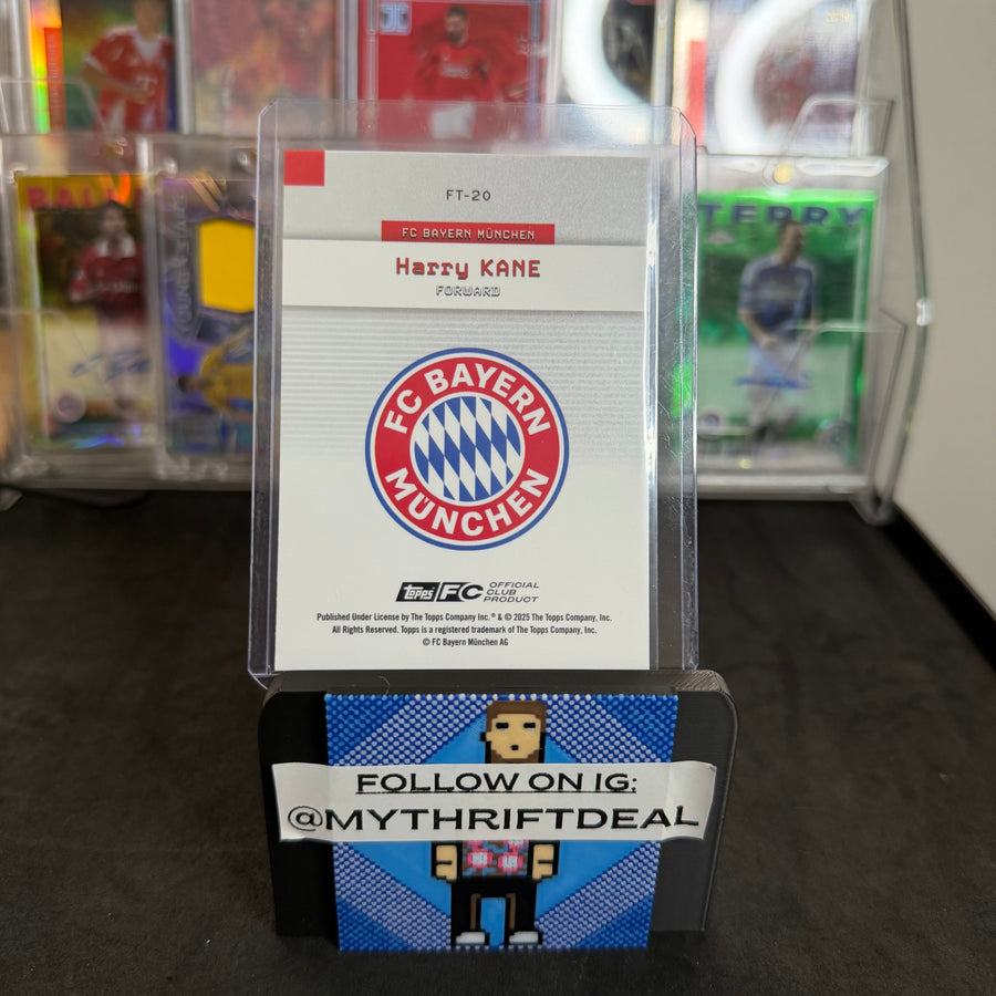 2025 Topps Harry Kane Bayern Munich Bundesliga /50 Card (38/50)