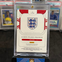 2022 James Ward-Prowse England Panini National Treasure Road to FIFA World Cup Dual Color Patch /5 Card (03/05)