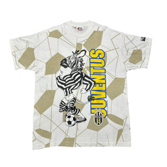 1990s Juventus Serie A Zebra Logo Hero AOP