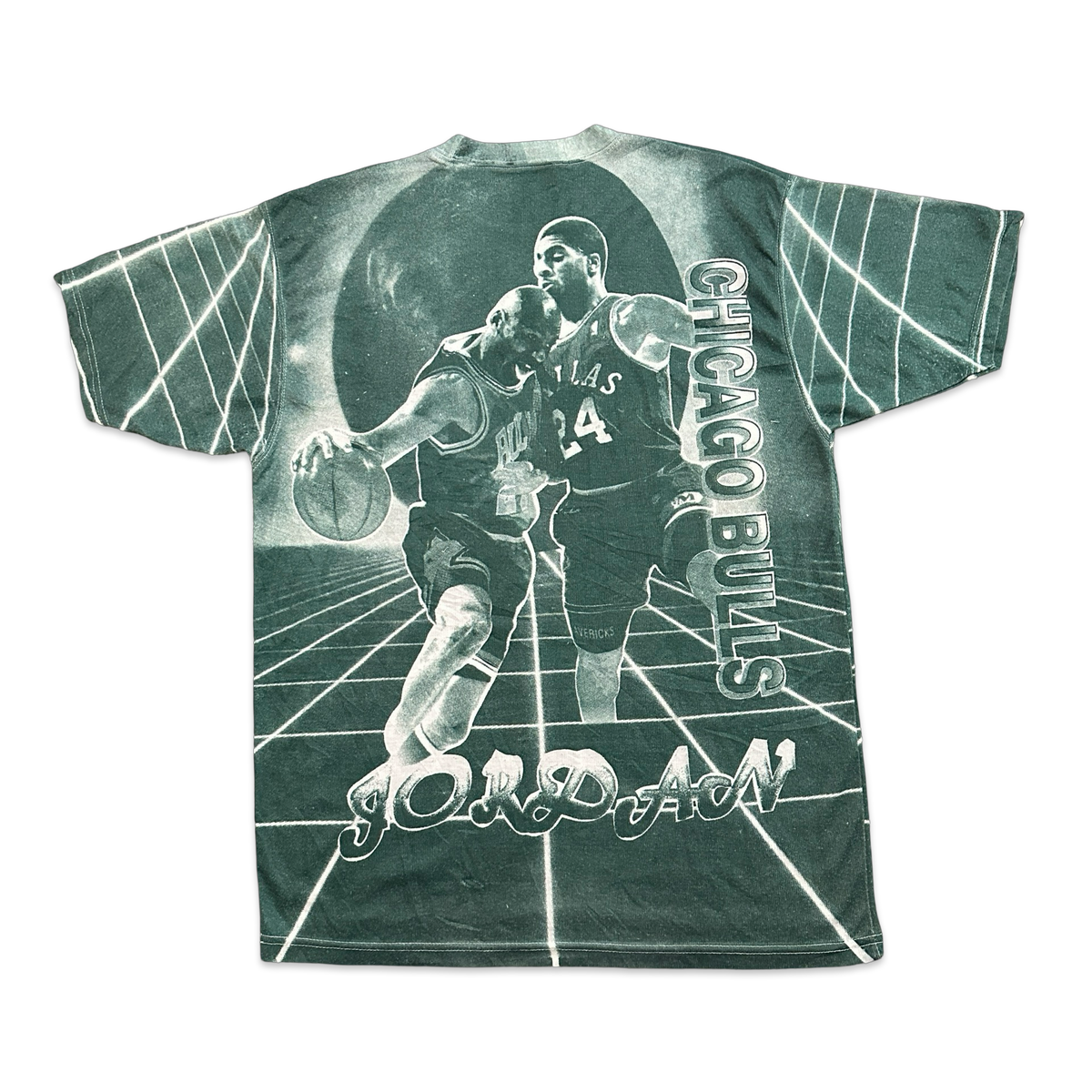 1990s Michael Jordan Green AOP NBA