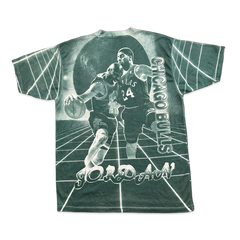 1990s Michael Jordan Green AOP NBA