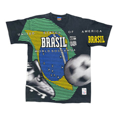 1994 World Cup Brazil Brasil USA Kick Ball Flag AOP
