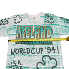 1994 World Cup Ireland Brick Grafitti AOP