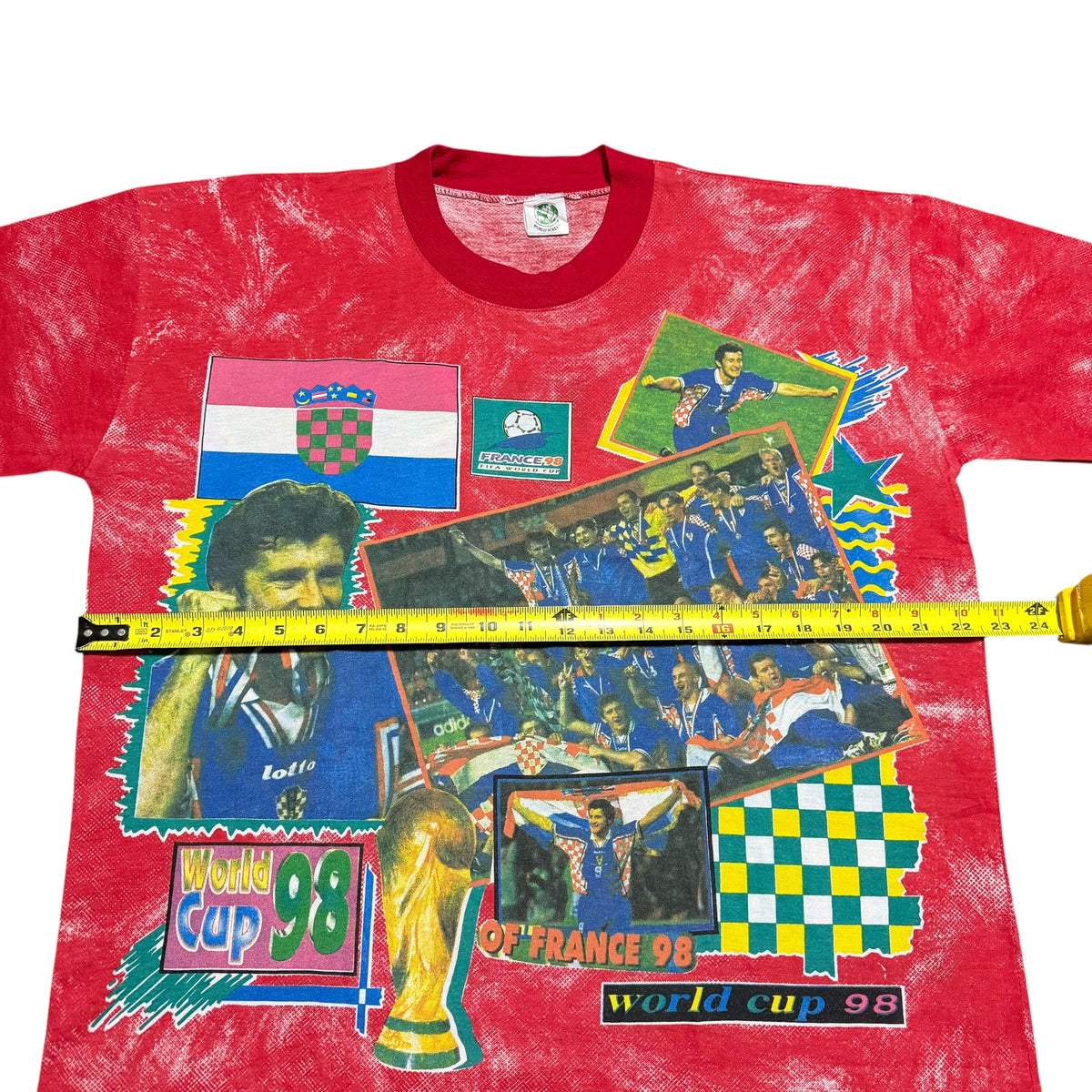 1998 World Cup France Croatia AOP Red