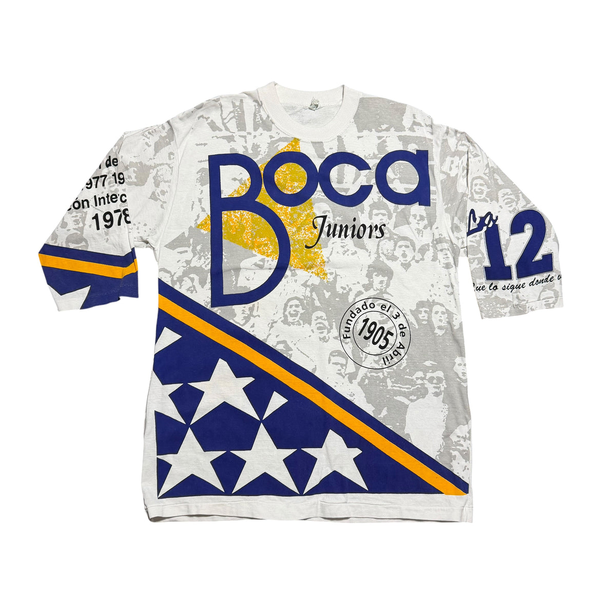 1990s Boca Juniors Jr Crowd AOP Wraparound Argentina
