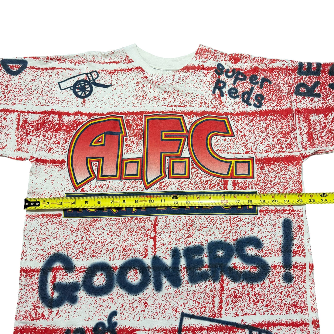 1990s Arsenal FC Graffiti Brick Wall Gooners AOP EPL
