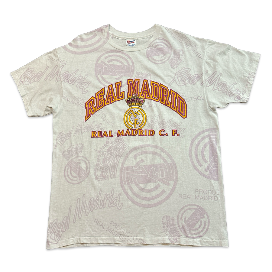 1990s Real Madrid Logo AOP La Liga